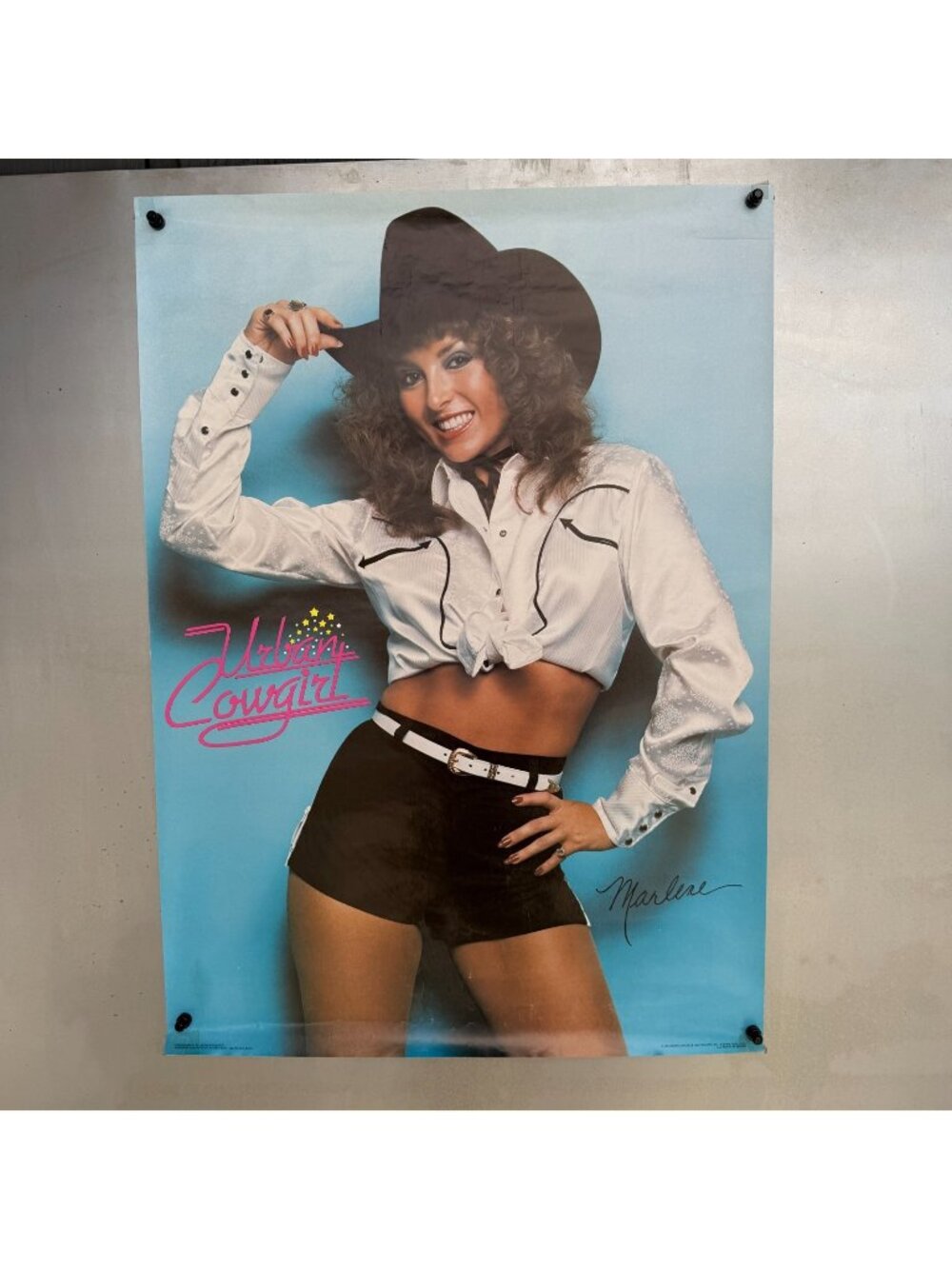 1980 Urban Cowboy 28x20 Movie Poster Ft. Debra Winger Marlene